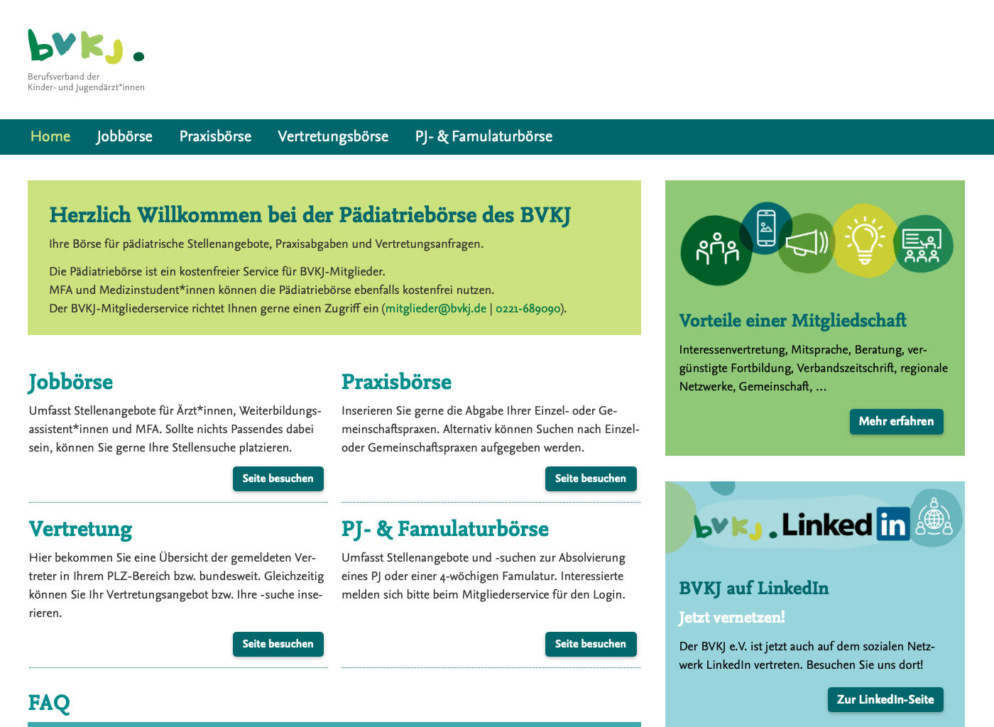 Pädiatriebörse Startseite